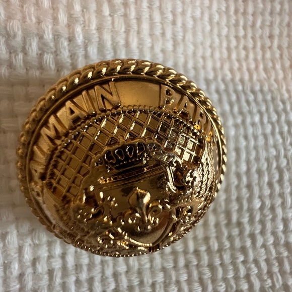 NEW BALMAIN DOUBLE-BREASTED BLAZER SIZE FR 36 US 04 COLOR BLANC GOLD BUTTONS - Picture 12 of 16